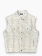 Sleeveless Tweed Jacket -  | Qlhype