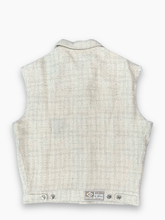 Sleeveless Tweed Jacket -  | Qlhype