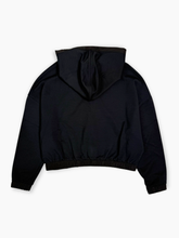 Black Short Zip-Up Sweatshirt -  | dBlank