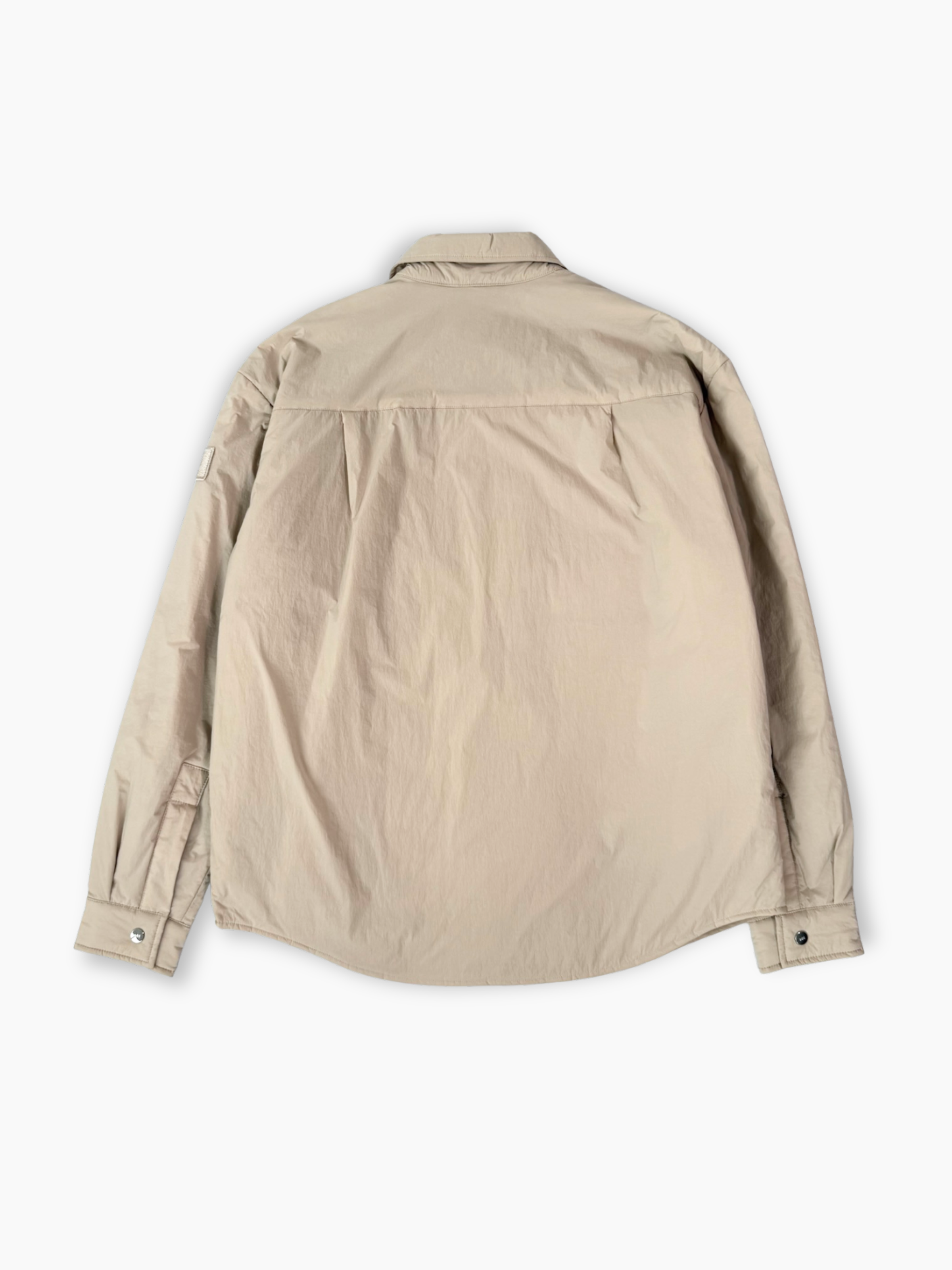 Retro del giubbotto beige ADD modello overshirt