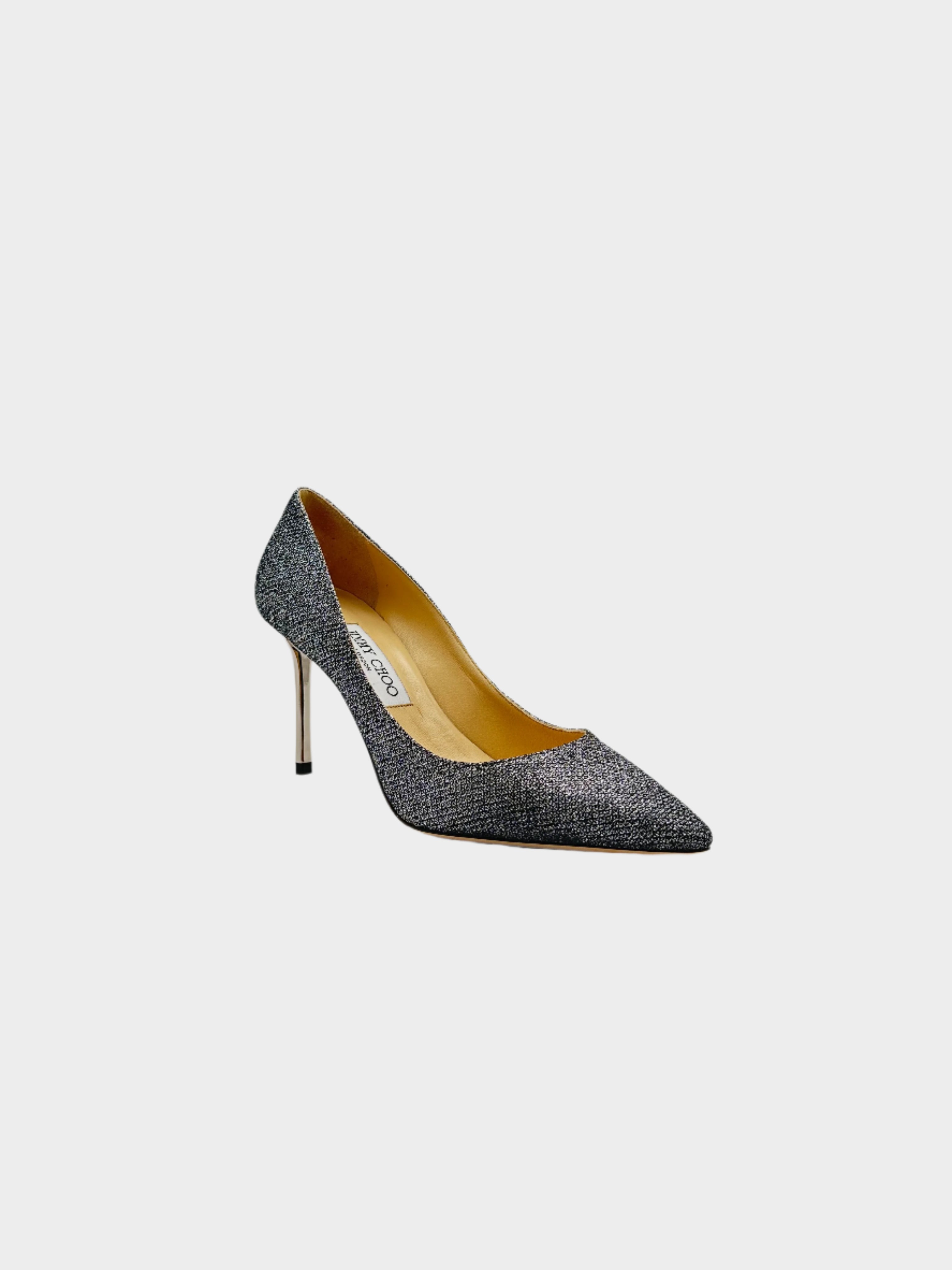 Glitter Pumps con punta affusolata, motivo glitterato e tacco a stiletto da 8,5 cm.