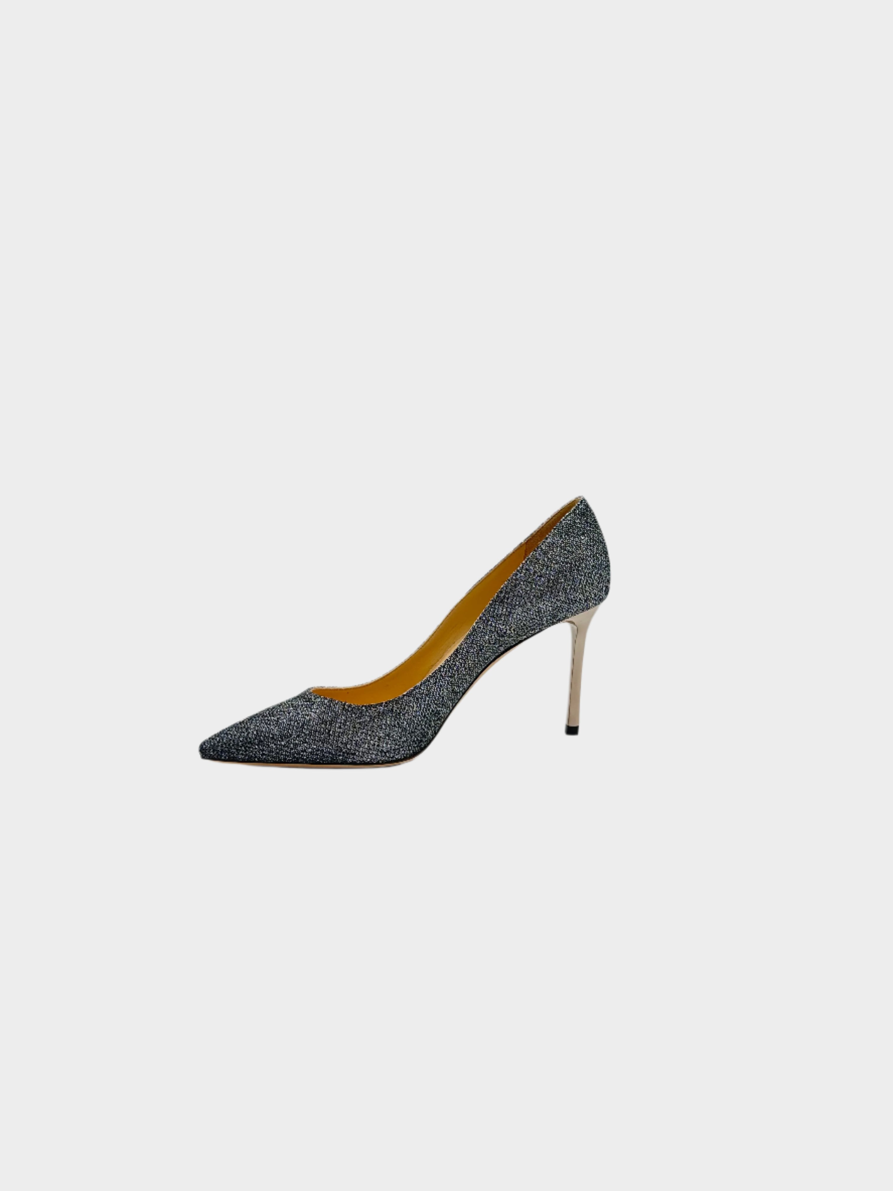 Glitter Pumps con punta affusolata, motivo glitterato e tacco a stiletto da 8,5 cm.