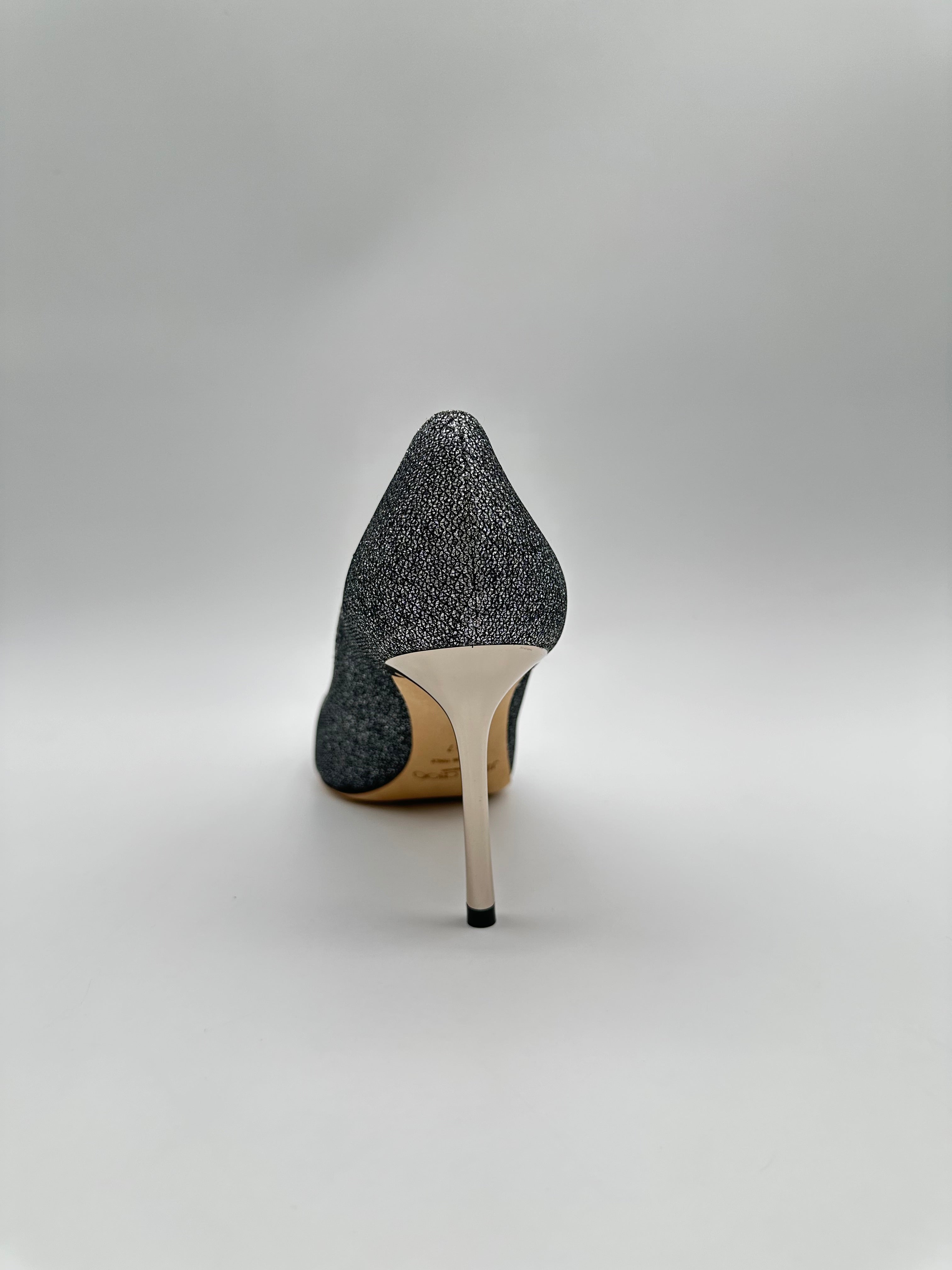 Glitter Pumps con punta affusolata, motivo glitterato e tacco a stiletto da 8,5 cm.