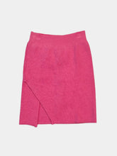 Pink Ribbed Knit Skirt -  | dBlank