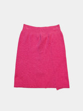Pink Ribbed Knit Skirt -  | dBlank