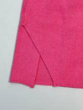 Pink Ribbed Knit Skirt -  | dBlank