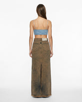 Gonna Denim Cargo - Marrone | Qlhype