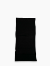 Black Ribbed Midi Skirt -  | Qlhype