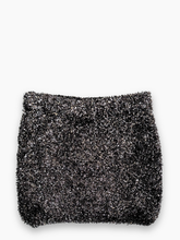 Minigonna Metallic Nera -  | Qlhype