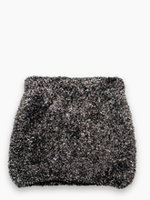 Minigonna Metallic Nera -  | Qlhype