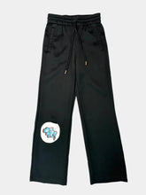 Wide Leg Sweatpants with Knee Patch -  | dBlank