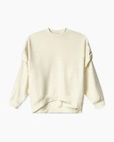 Crewneck sweatshirt in modal with puffy print -  | dBlank