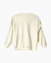 Crewneck sweatshirt in modal with puffy print -  | dBlank