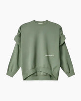 Crewneck sweatshirt in modal with puffy print -  | dBlank