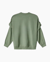 Crewneck sweatshirt in modal with puffy print -  | dBlank