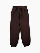 Dark Brown Fleece Trousers with Elastic Waistband -  | dBlank