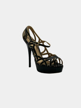 Intertwined Plateau Heels - Black | dBlank