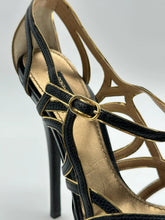 Intertwined Plateau Heels - Black | dBlank