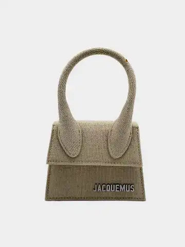 Jacquemus Le Chiquito lino, borsa beige Jacquemus, borsa effetto lino, mini bag estiva, Le Chiquito Homme, borsa con tracolla
