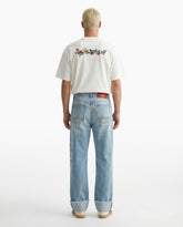 Straight Leg Jeans Logo -  | Qlhype