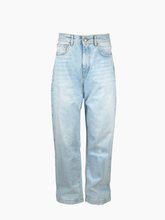 Jeans Graffiti Logo Wide - Blu | Qlhype