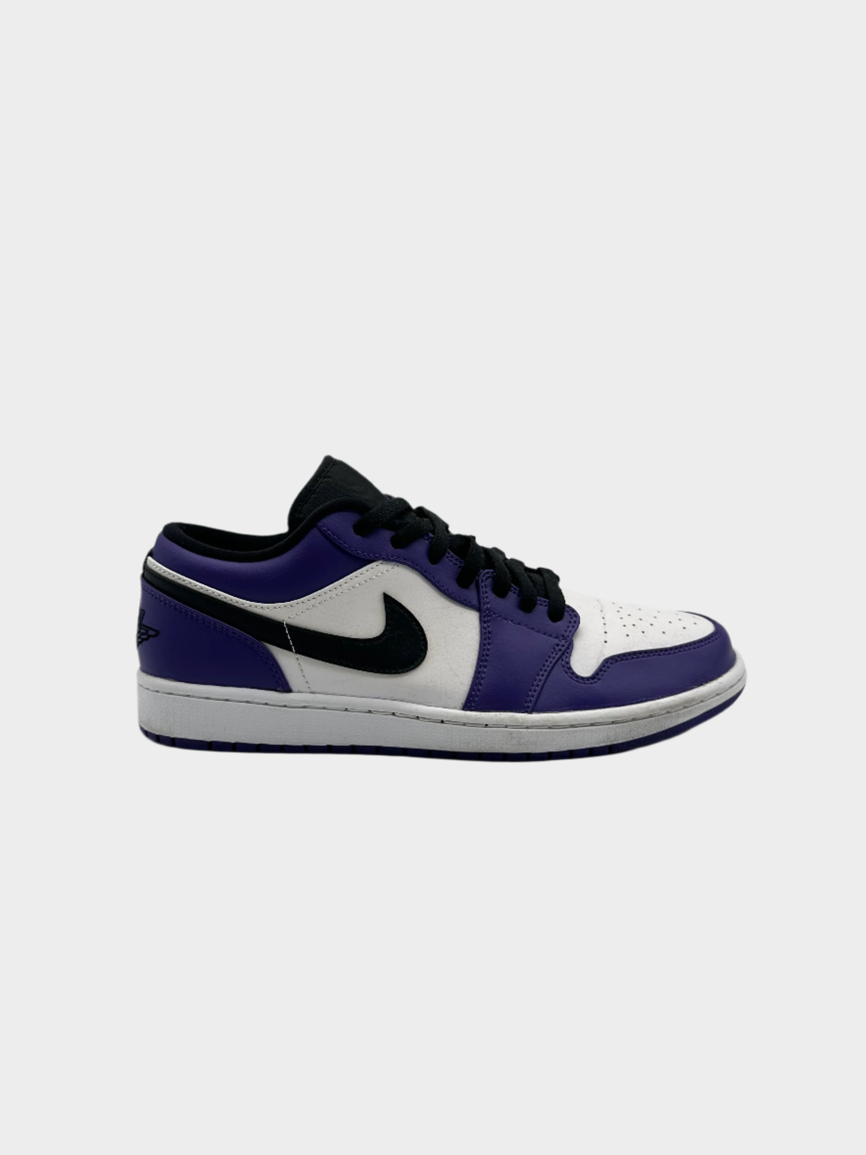 Jordan 1 Low, Jordan Low viola, sneakers Nike Jordan, scarpe Jordan bianco nero, Air Jordan basse, Qlhype


