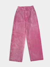 Women's Pink Straight Leg Denim Pants -  | dBlank