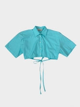 Camicia Acqua In Maglia Traforata A Maniche Corte -  | dBlank