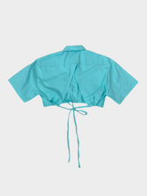 Camicia Acqua In Maglia Traforata A Maniche Corte -  | dBlank