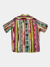 Multicolor Tropical Pattern Viscose Shirt -  | dBlank