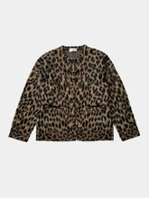 Leopard Knit Cardigan -  | dBlank