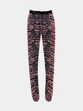 Pink and Black Zebra Print Leggings -  | dBlank