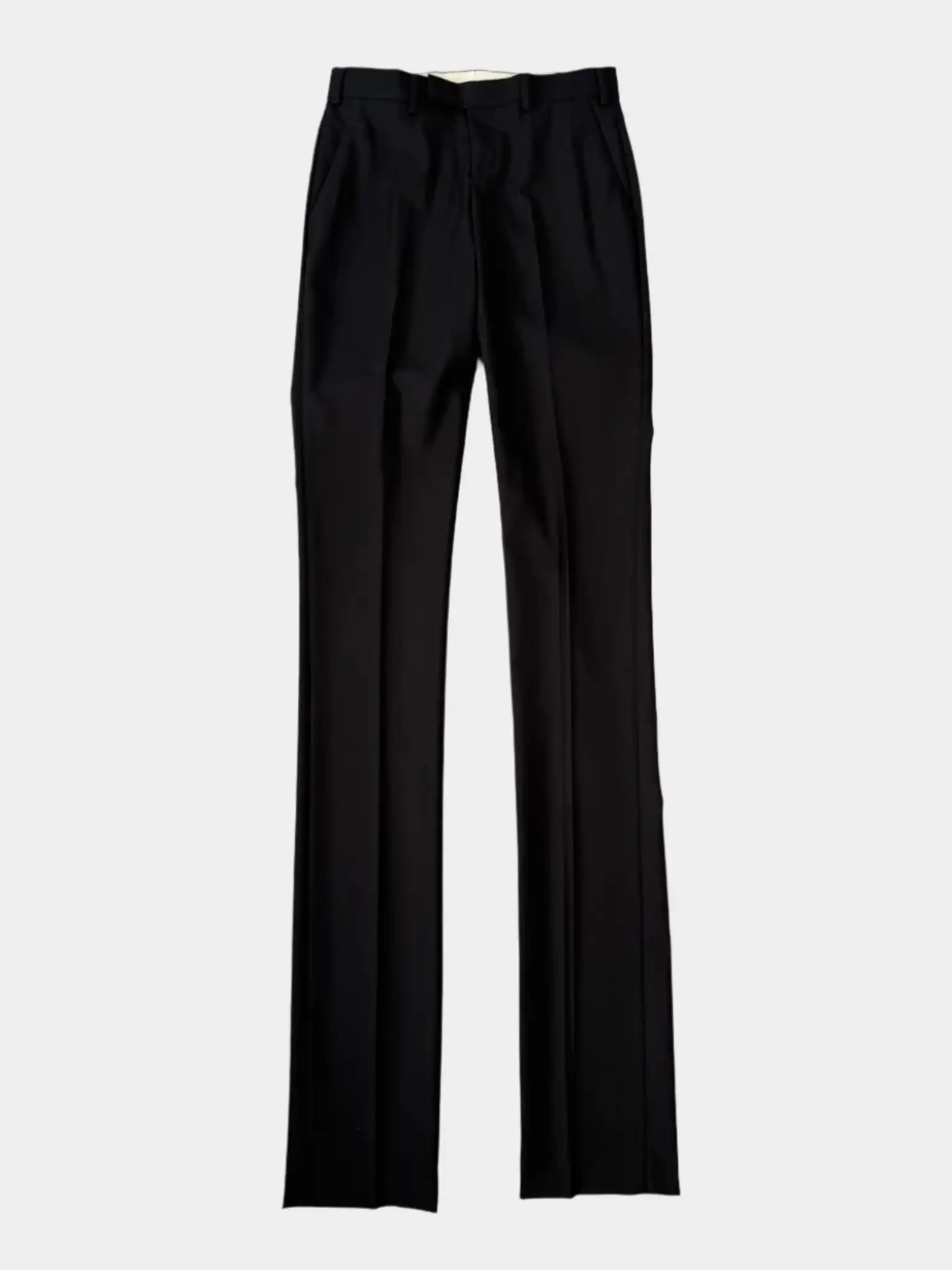 pantaloni lana vergine, pantaloni classici neri, pantaloni Laneus, pantaloni eleganti uomo, moda sartoriale