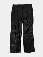 Faux Leather Pants With Pleats -  | dBlank