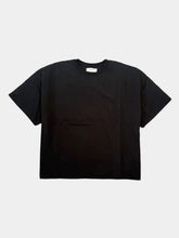 Black Cotton Fleece T-Shirt -  | dBlank