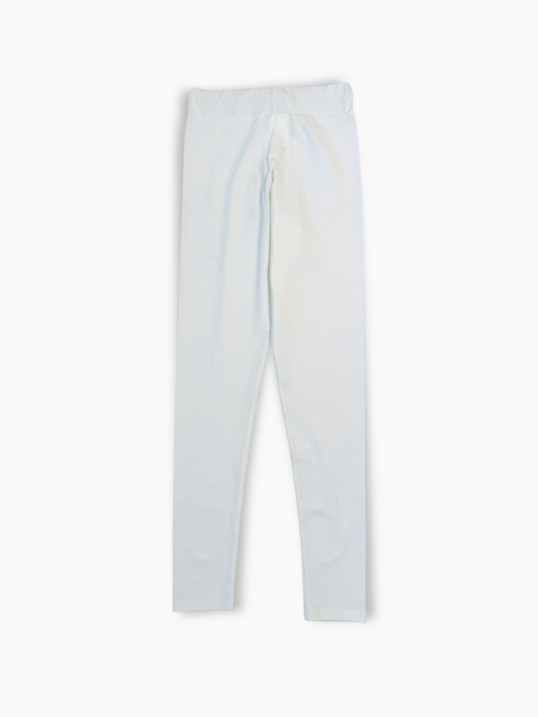 Dettaglio logo laterale dei leggings bianchi Hinnominate