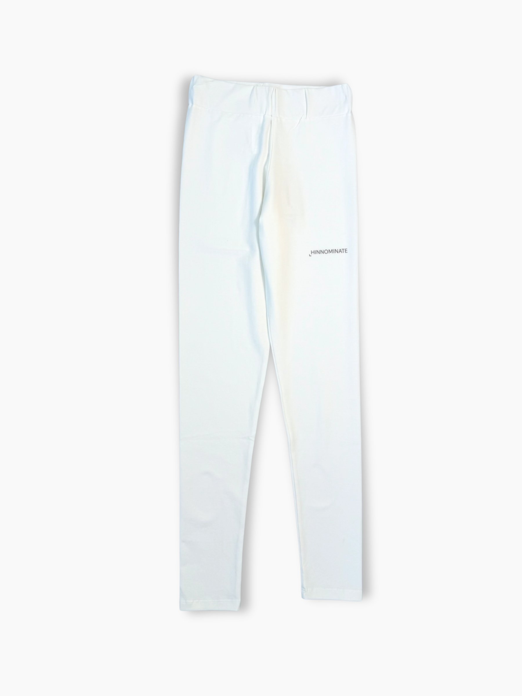 Leggings bianchi Hinnominate in cotone elasticizzato vista frontale