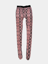 Pink Python Print Leggings -  | dBlank