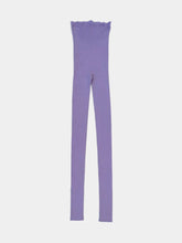 High Waisted Lilac Knit Leggings -  | dBlank