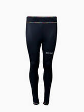 Black Leggings With Rainbow Trim -  | Qlhype