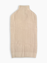 Off White Pearl Knit Turtleneck Dress -  | Qlhype