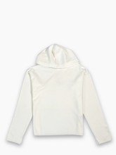 White Hoodie with Logo -  | Qlhype