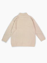 White Turtleneck Sweater -  | dBlank