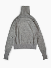 Grey Turtleneck With Front Embroidery -  | dBlank