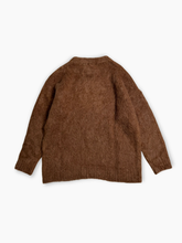 Mohair Teddy Crew Neck Sweater -  | dBlank