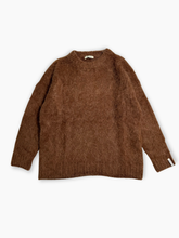 Mohair Teddy Crew Neck Sweater -  | dBlank