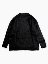 Black Mohair Crew Neck Sweater -  | dBlank