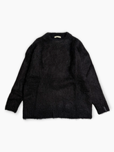 Black Mohair Crew Neck Sweater -  | dBlank