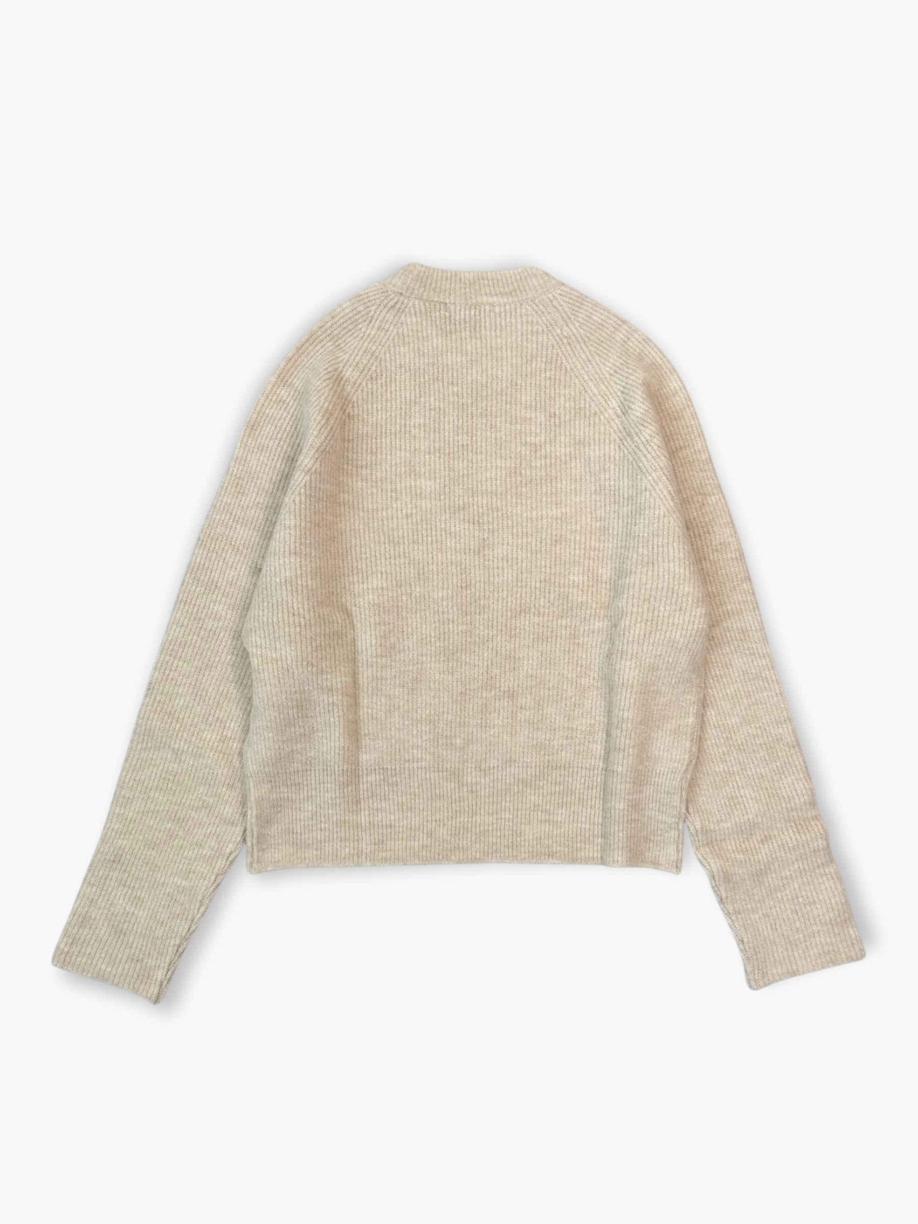 Maglia bianca paricollo Hinnominate in maglia rasata a coste