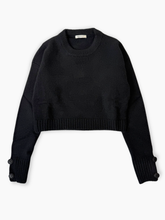 Maglia Rasata Con Bottoni Nera - Nero | dBlank